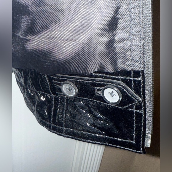 7 For All Man Kind Genuine Black Lamb Bomber Jacket w/removable fur collar NWT - Picture 13 of 16